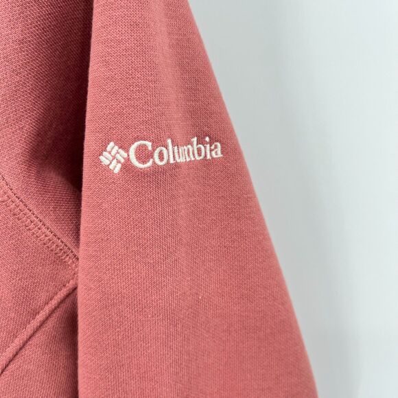 The Columbia Hart Mountain Graphic Hoodie, Size Small, Mauve Pink Outdoor - Picture 5 of 9